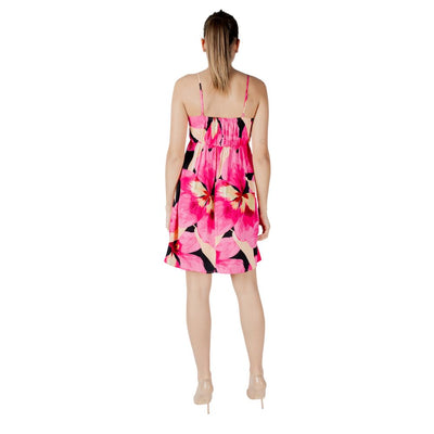 Only Pink Viscose Short Dress