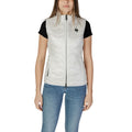 Blauer White Polyamide Sleveless Jacket - BrandFit 88