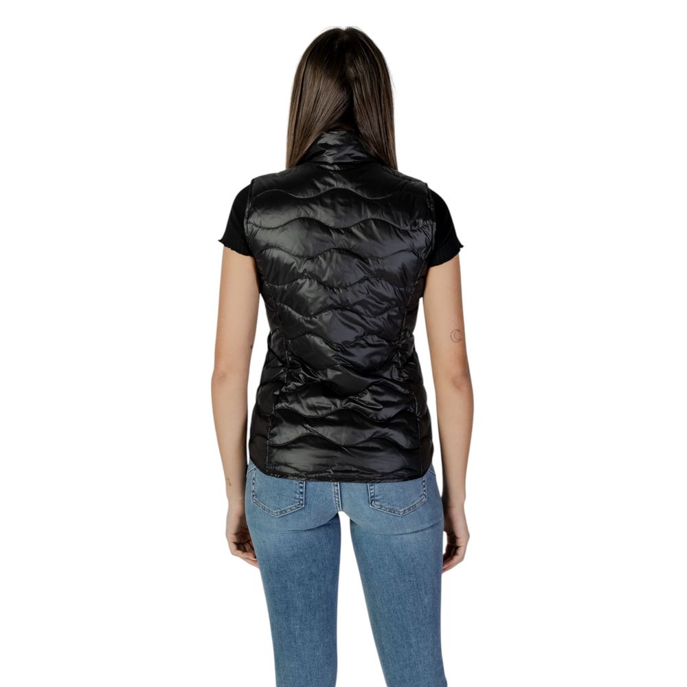 Blauer Black Polyamide Sleveless Jacket - BrandFit 88