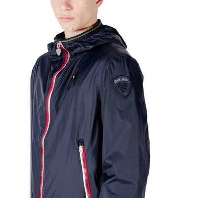 Blauer Blue Polyamide Shell Jacket