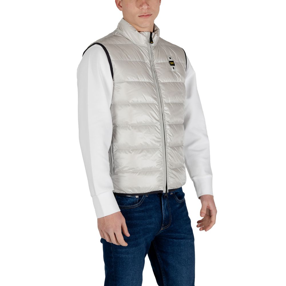 Blauer Gray Polyamide Sleveless Jacket