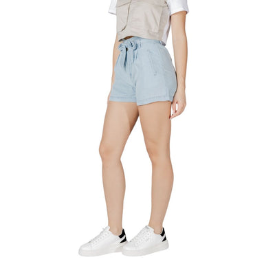 Only Light Blue Lyocell Shorts
