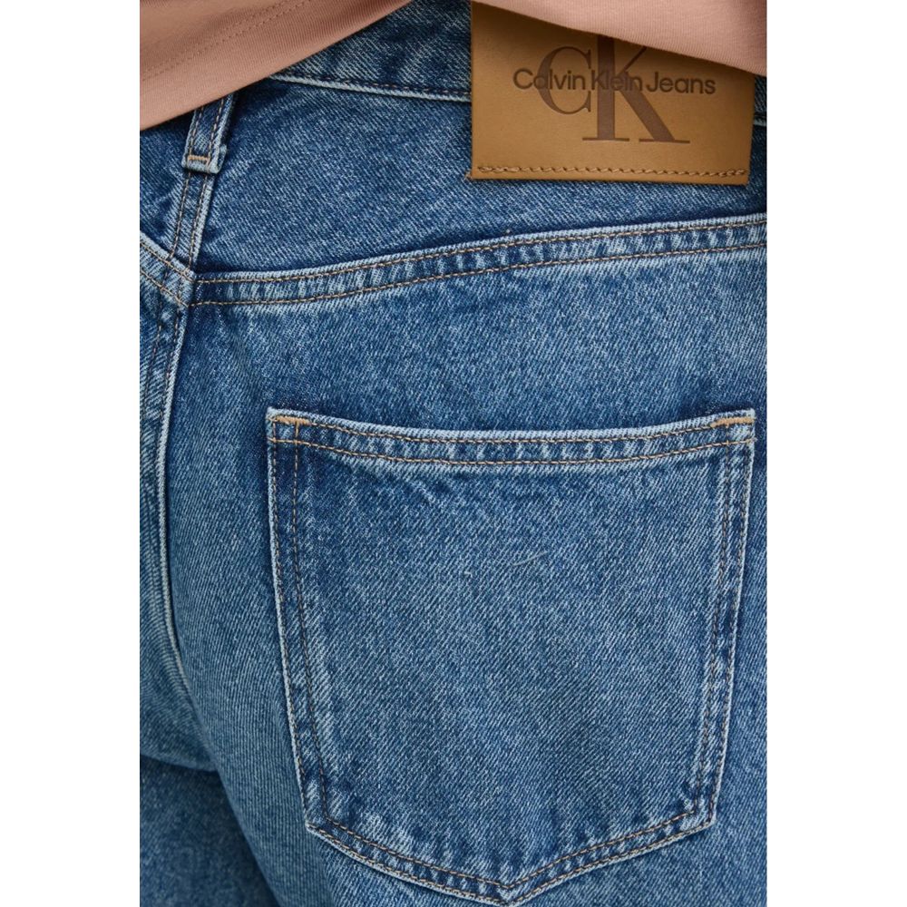 Calvin Klein Jeans Blue Cotton Mom Jeans