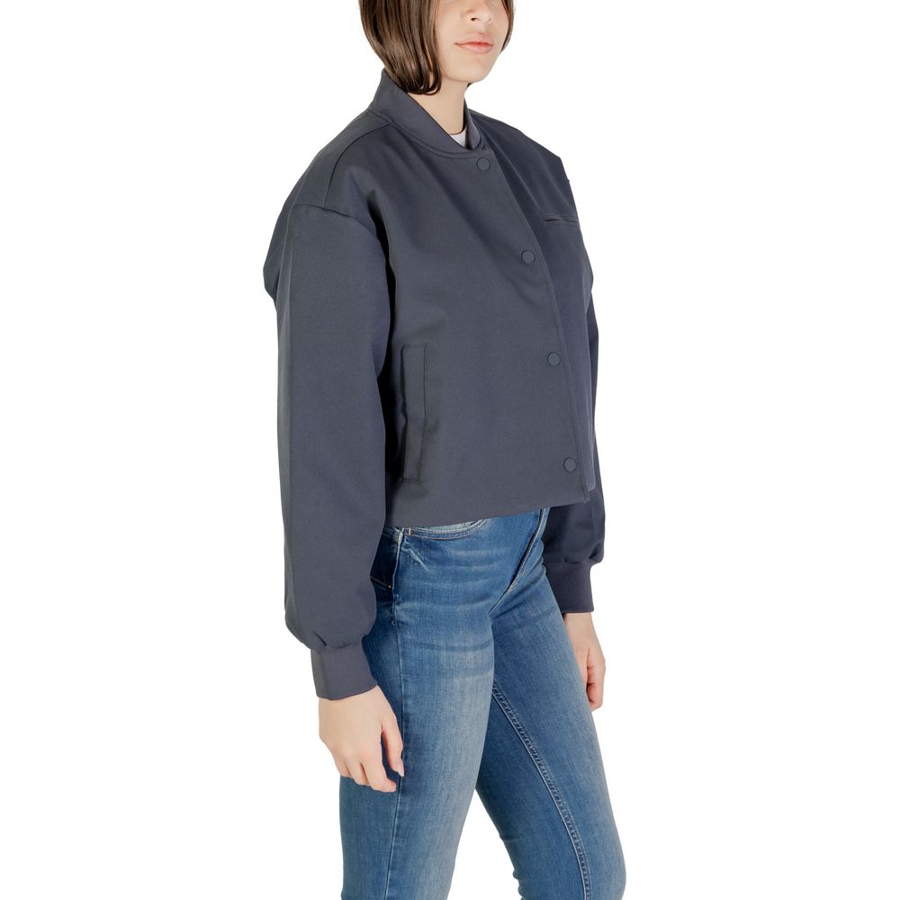Calvin Klein Jeans Gray Recycled Polyester Bomber - BrandFit 88