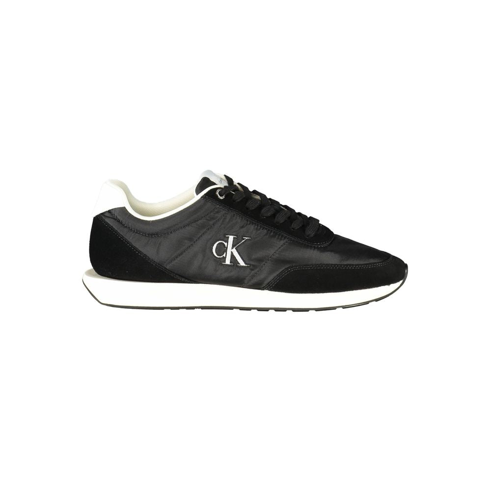 Calvin Klein Black Polyester Men Sneaker