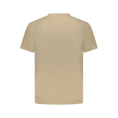 Napapijri Brown Cotton Men T-Shirt
