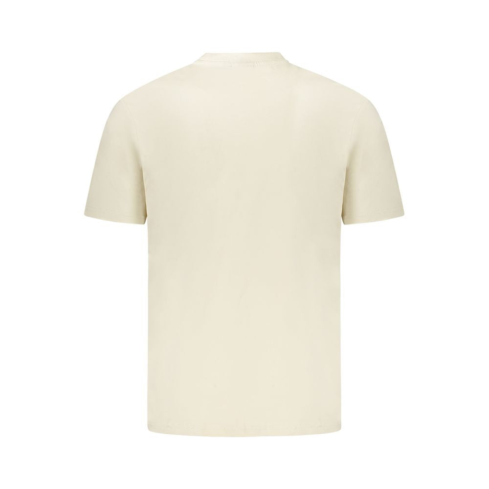 Napapijri Beige Cotton Men T-Shirt