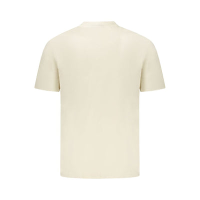 Napapijri Beige Cotton Men T-Shirt