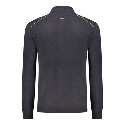 Napapijri Black Wool Men Sweater