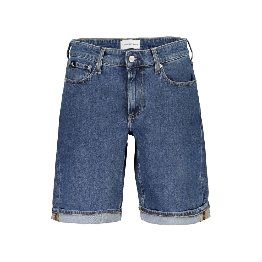 Calvin Klein Blu Cotton Men Short
