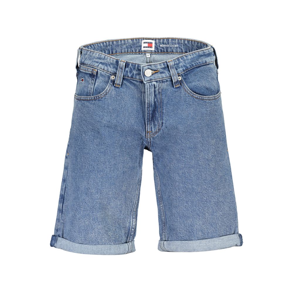 Tommy Hilfiger Blue Organic Cotton Men Short