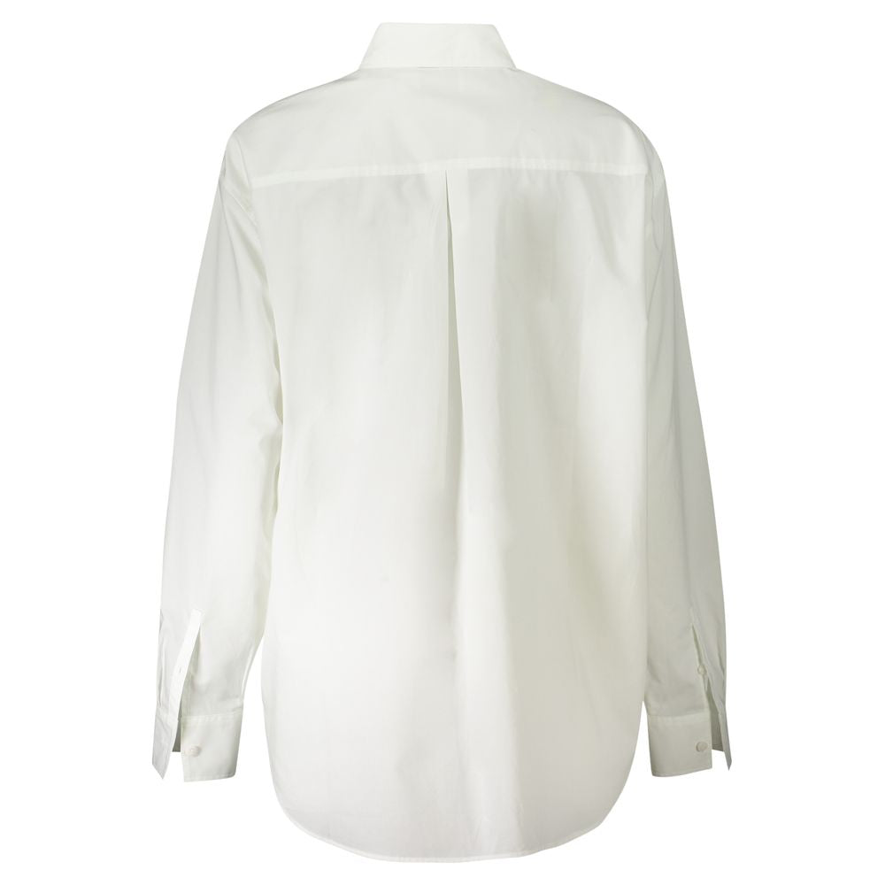 Calvin Klein Bianco Cotton Woman Shirt