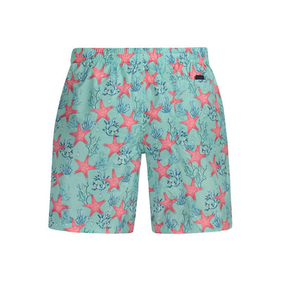 Norway 1963 Azzurro Polyester Men's Swim Boxer