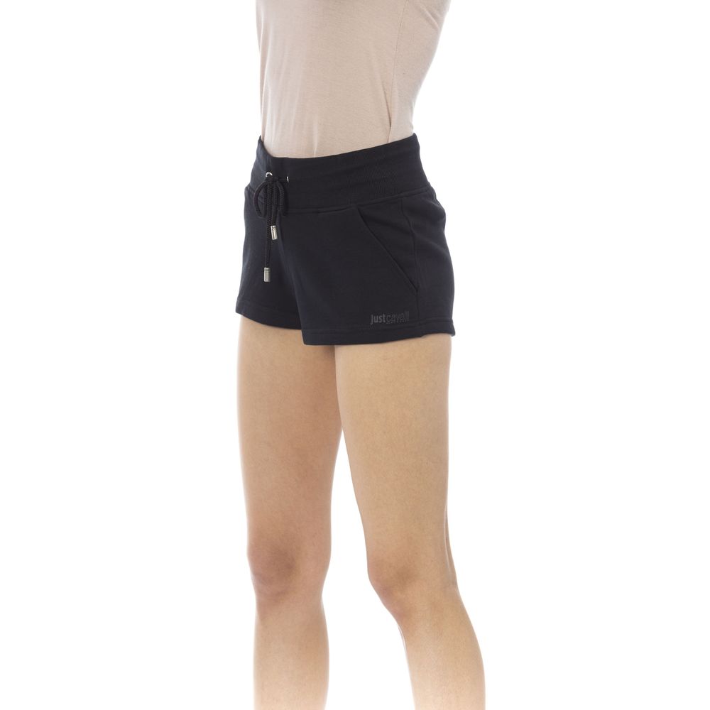 Just Cavalli Black Cotton Women Short