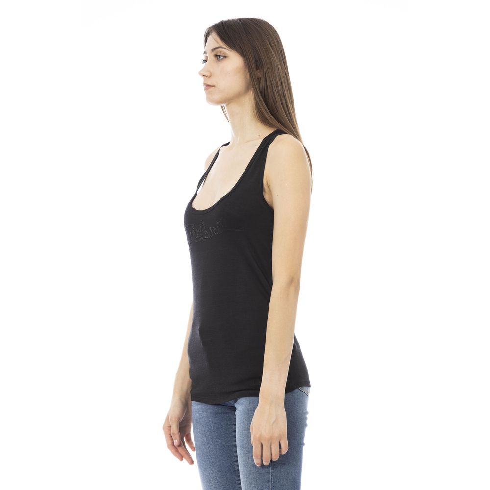 Just Cavalli Black Viscose Women Top - BrandFit 88