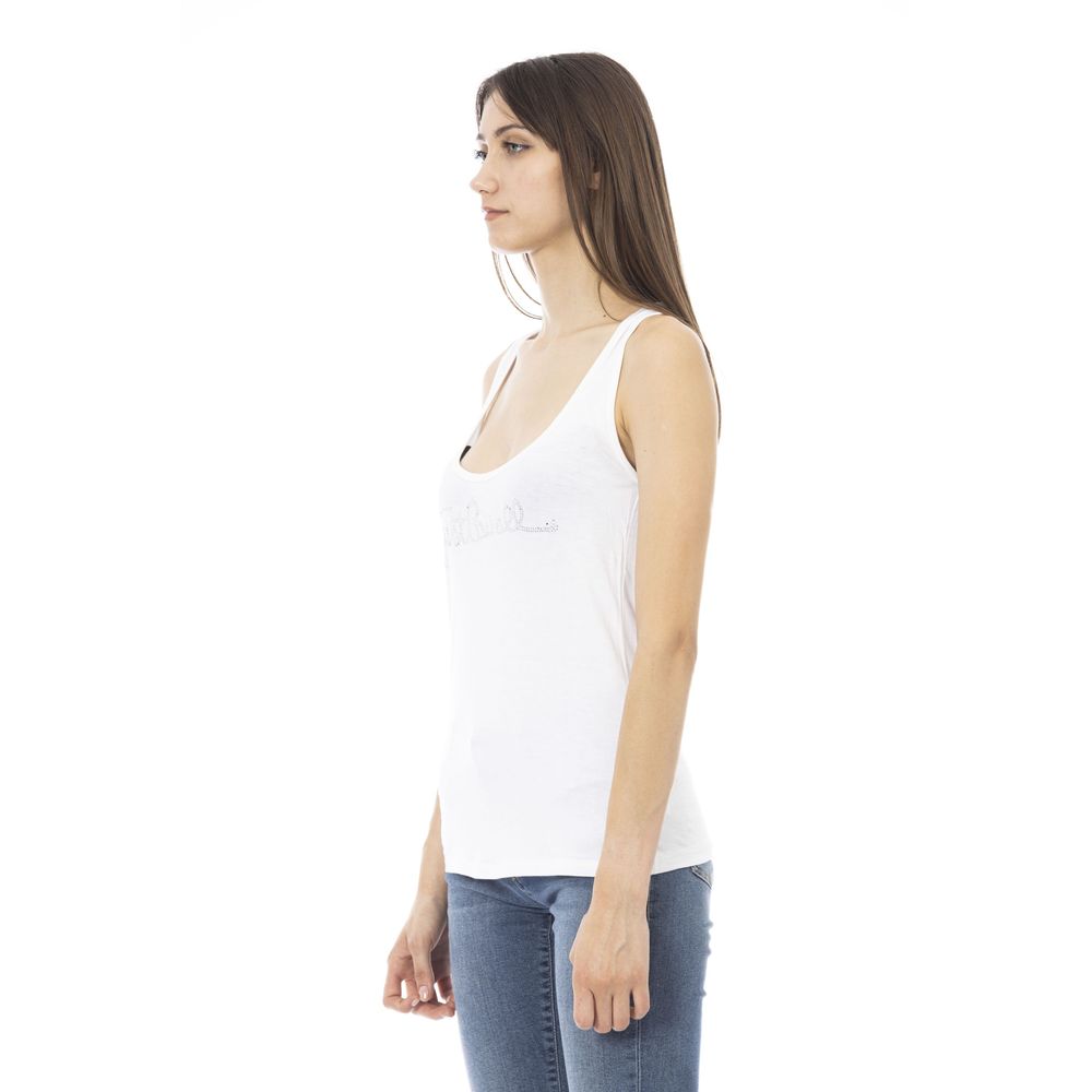Just Cavalli White Viscose Women Top - BrandFit 88