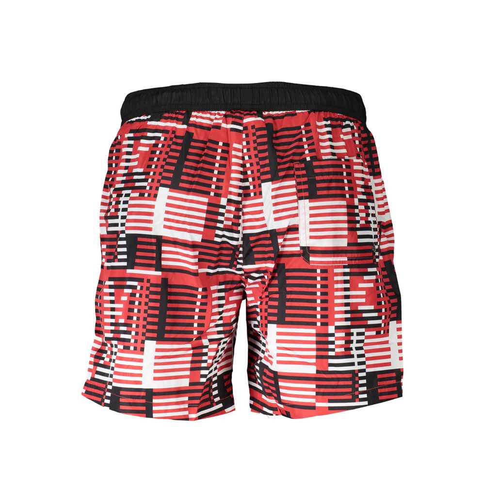 Karl Lagerfeld Rosso Polyester Men Swimming Boxer