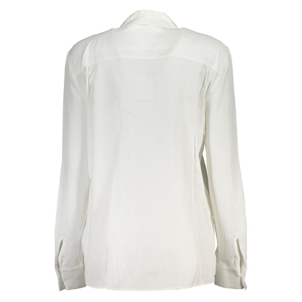 Tommy Hilfiger Bianco Viscose Women Shirt