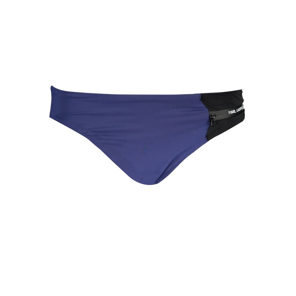 Karl Lagerfeld Blue Polyamide Women Swim Brief