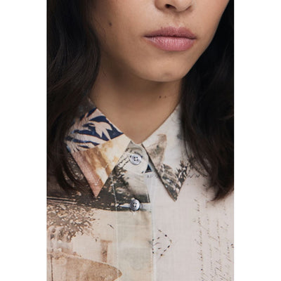 Desigual Beige Cotton Women Shirt