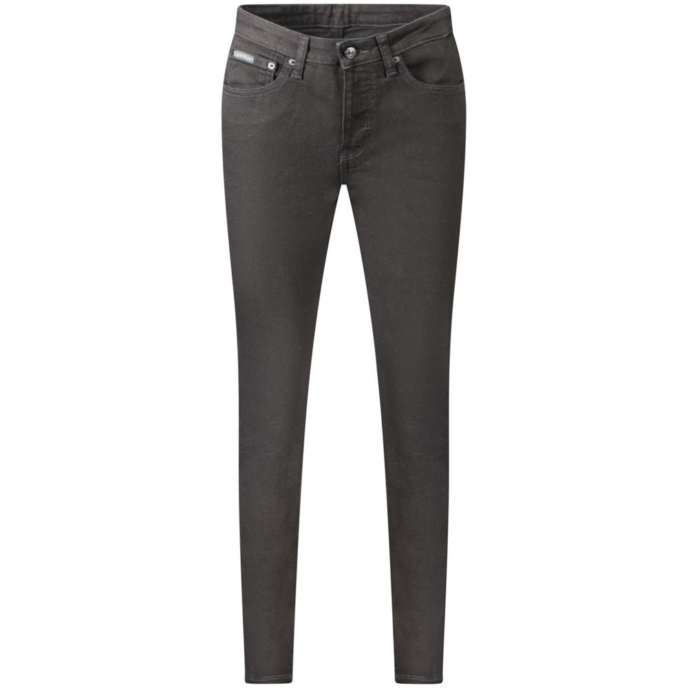 Calvin Klein Black Cotton Women's Jeans