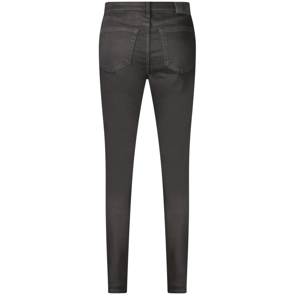 Calvin Klein Black Cotton Women's Jeans