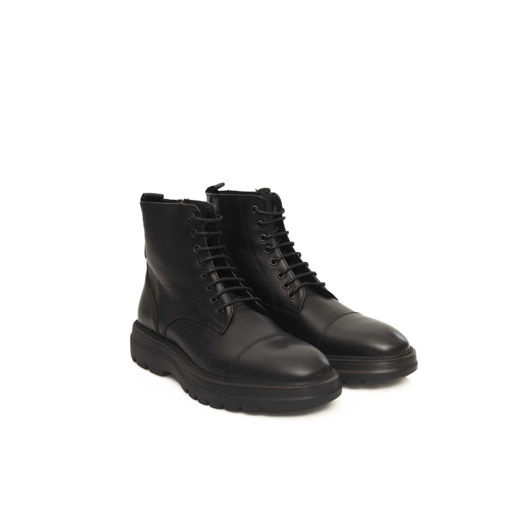 Cerruti 1881 Black Cowhide Boot