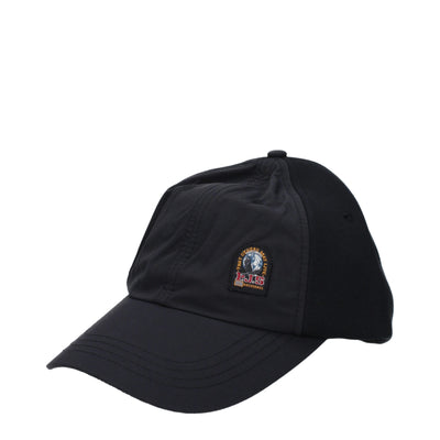 Parajumpers Black Cotton Cap (Baseball Hat)
