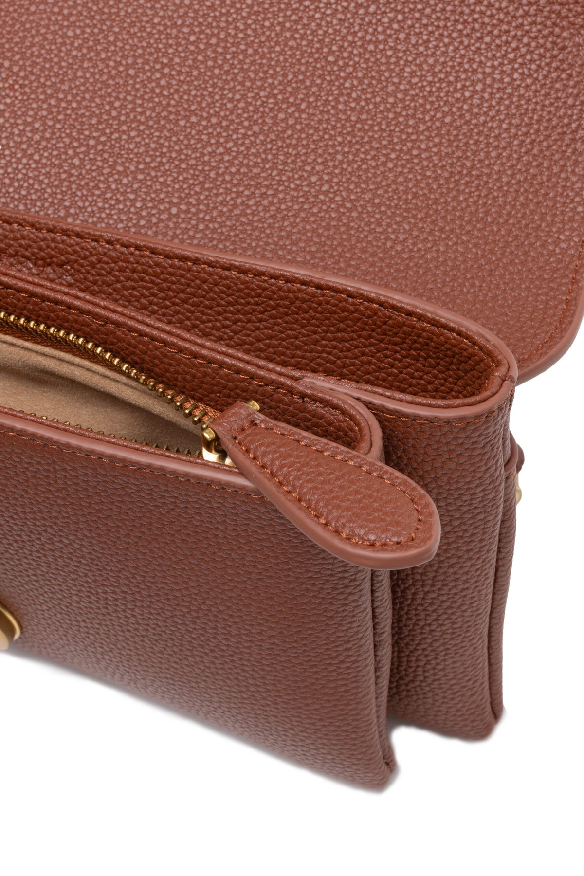 PINKO Brown Leather Love Boucle Riga Shoulder Bag - BrandFit 88