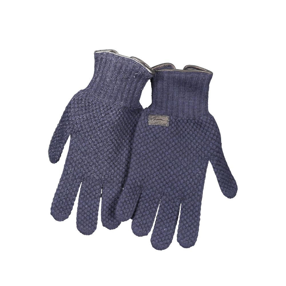 Harmont & Blaine Navy Wool Men's Gloves