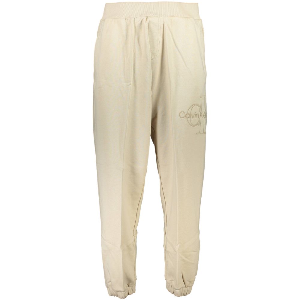 Calvin Klein Beige Cotton Men's Sweatpant