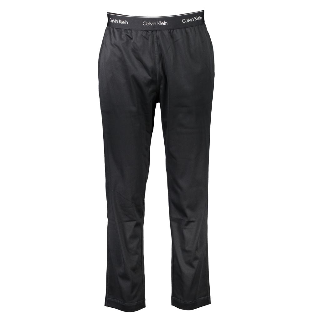 Calvin Klein Black Polyester Men's Track Pant