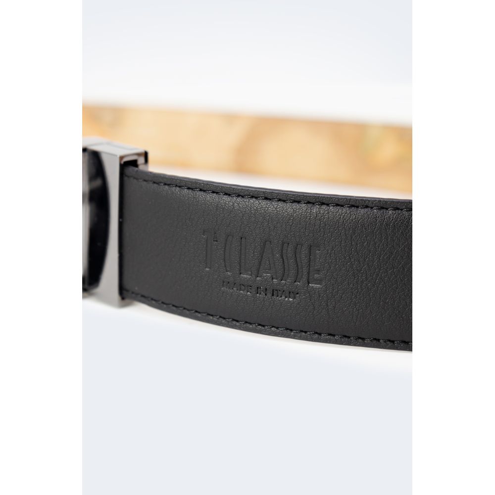 Alviero Martini Prima Classe Black Leather Regular Belt - BrandFit 88