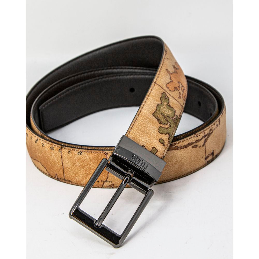Alviero Martini Prima Classe Brown Leather Regular Belt - BrandFit 88