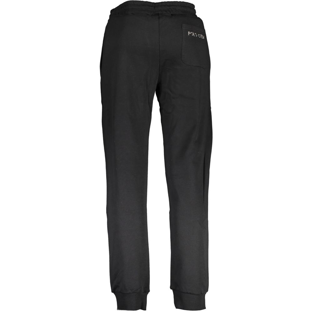La Martina Black Cotton Pant