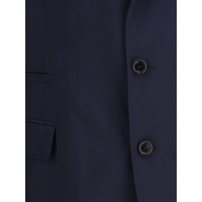 Brunello Cucinelli Blue Wool Blazer