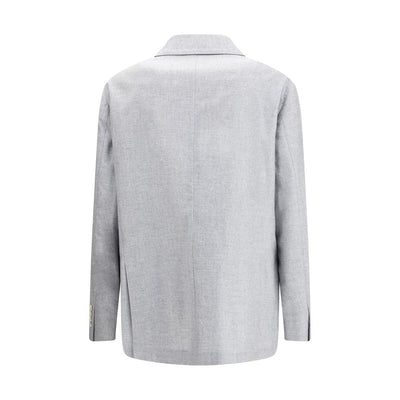 Brunello Cucinelli Gray Wool Blazer