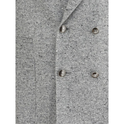 Brunello Cucinelli Gray Wool Blazer
