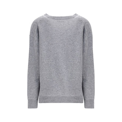 Jil Sander Gray Wool Sweatshirt