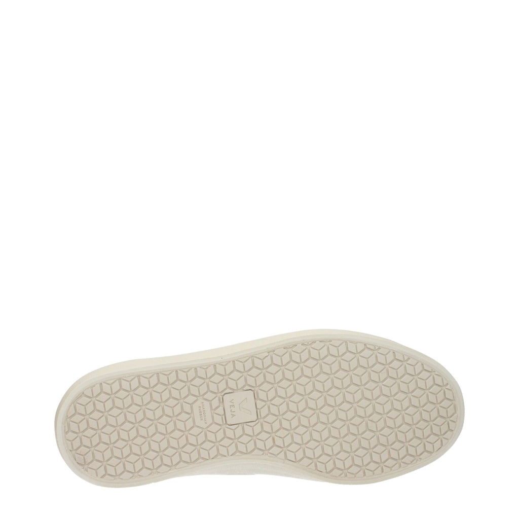 Veja White Fabric Low Top Sneakers