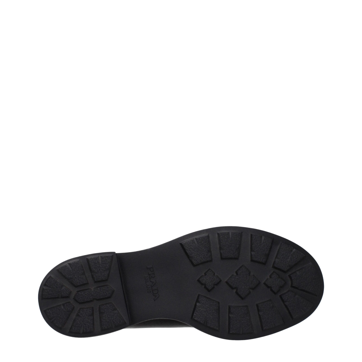 Prada Black Leather Oxfords And Derbies