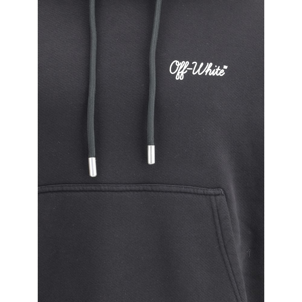 Off-White Black Cotton Sweatshirt