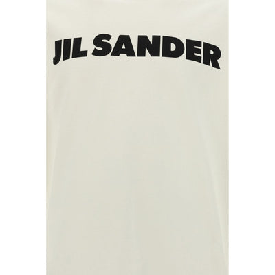 Jil Sander White Cotton T-Shirt