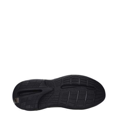 Balmain Black Leather Athletic Sneakers