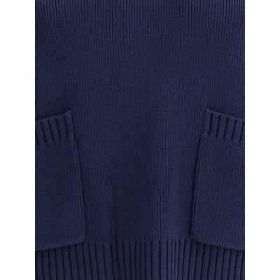 Max Mara Blue Cotton Sweatshirt