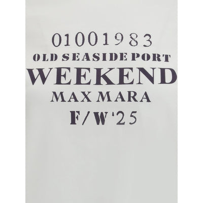 Max Mara White Cotton T-Shirt