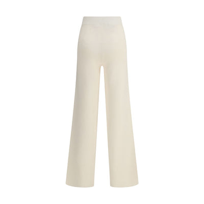 Max Mara Cream Viscose Casual Pants