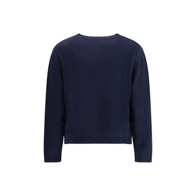 Max Mara Blue Cotton Sweatshirt