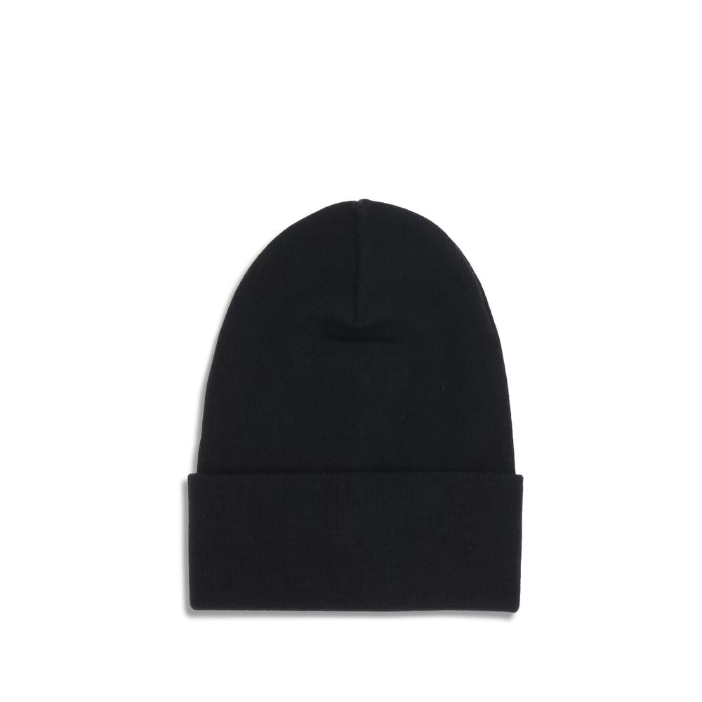 Moncler Grenoble Black Fleece Wool Beanie - BrandFit 88
