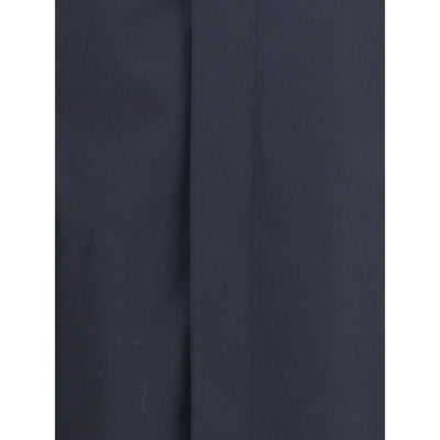 Burberry Blue Cotton Coat